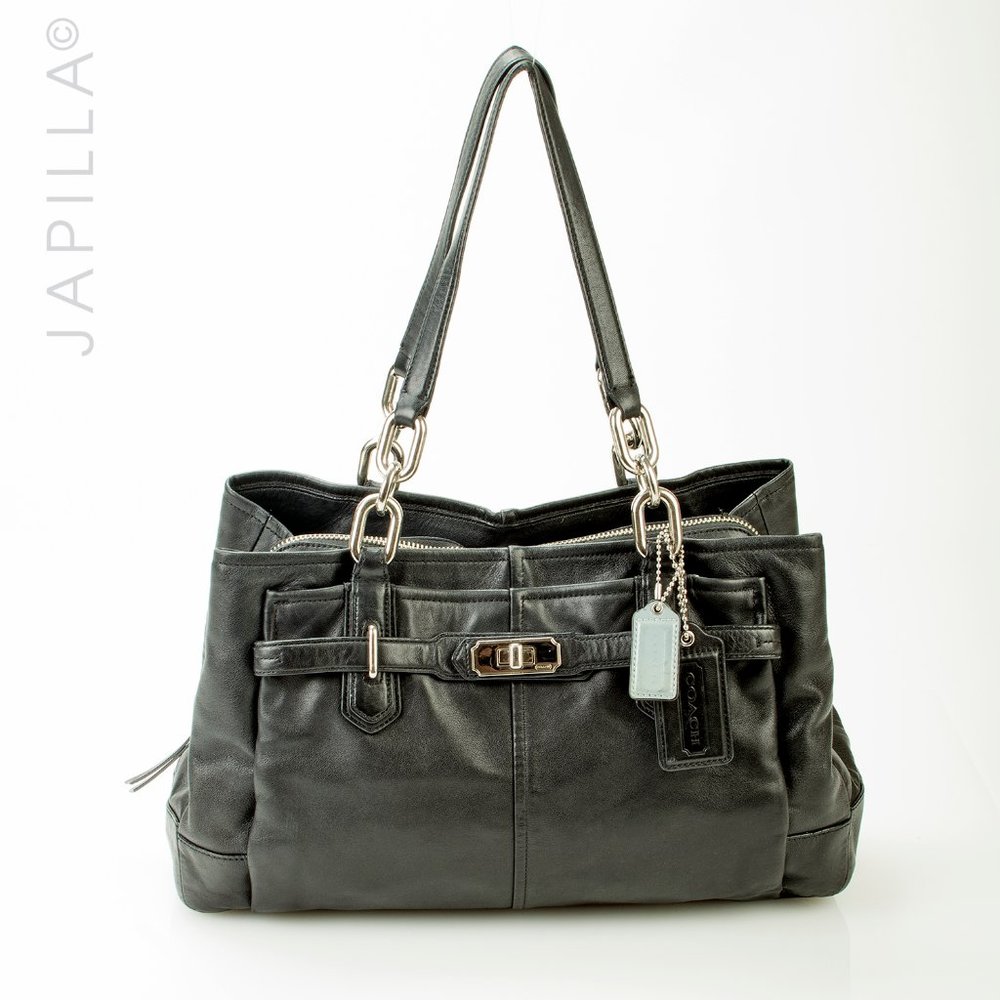 COACH CHELSEY JAYDEN SMOOTH LEATHER SATCHEL